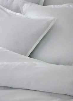 Best Bouchara PARURE HOUSSE ET 2 TAIES EN SATIN DE COTON ARPEGE BLANC