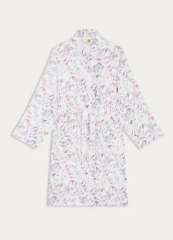 Hot Bouchara PEIGNOIR FORME KIMONO EN VELOURS IMPRIMÉ MULTICOLORE
