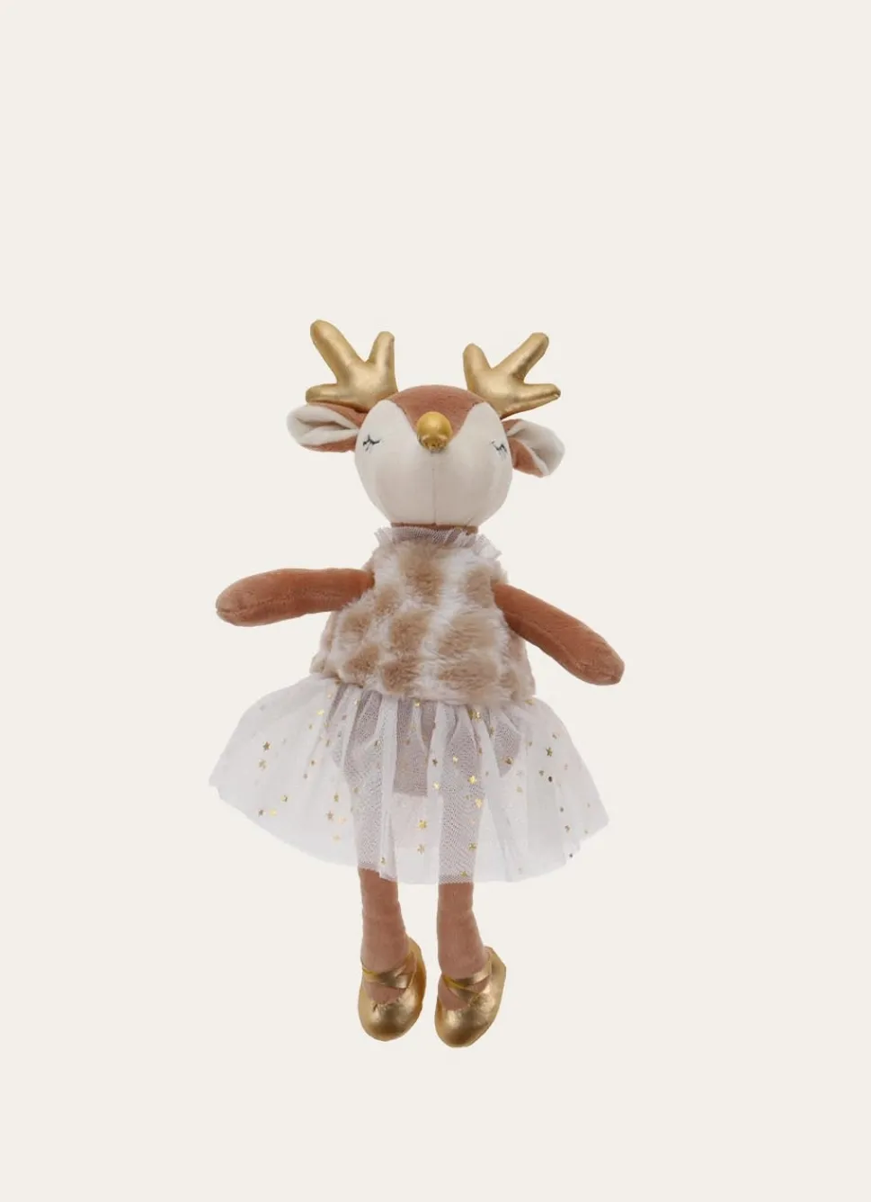 Clearance Bouchara PELUCHE EN FORME DE BICHE BEIGE
