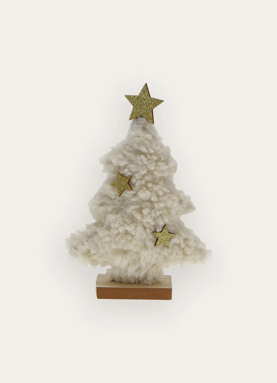 Sale Bouchara PETIT SAPIN DÉCORATIF EFFET FOURRURE ECRU