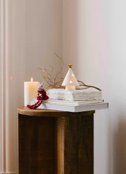 Sale Bouchara PETIT SAPIN DÉCORATIF ÉTOILE LUMINEUSE BLANC