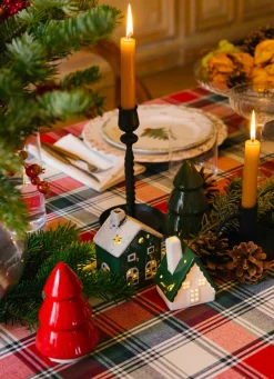 Best Bouchara PETITE MAISON LUMINEUSE EN PORCELAINE VERT FONCÉ