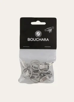 Discount Bouchara PETITS ANNEAUX À PINCES POUR RIDEAUX - DIAM2,2CM ARGENT