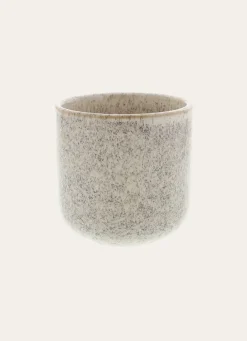 Sale Bouchara PHOTOPHORE EN VERRE EFFET MOUCHETÉ BLANC