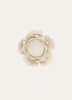 Best Bouchara PHOTOPHORE FLEUR POUR BOUGIE BLANC MAT