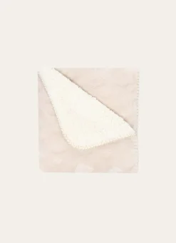 Hot Bouchara PLAID DOUX À MOTIFS NUAGES NATUREL