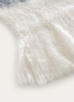 Hot Bouchara PLAID EFFET MOHAIR NUIT