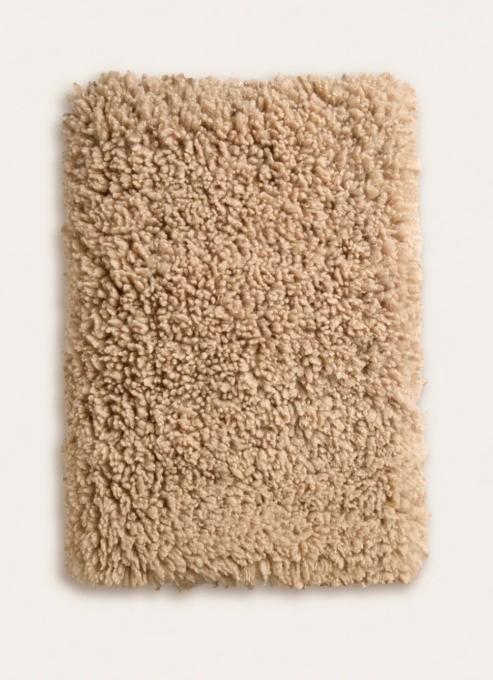 Online Bouchara PLAID FOURRURE EFFET BOUCLETTE BRUN