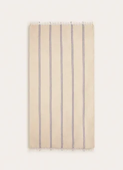 Best Bouchara PLAID LÉGER TISSÉ EN COTON ET LIN ENCRE