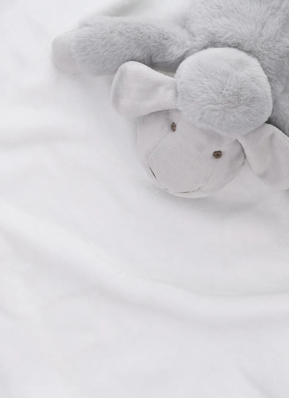 Bouchara PLAID PELUCHE MOUTON GRIS