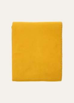 Best Bouchara PLAID POLAIRE BICOLORE OCRE