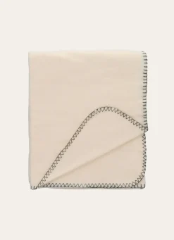 Sale Bouchara PLAID POLAIRE UNI ECRU