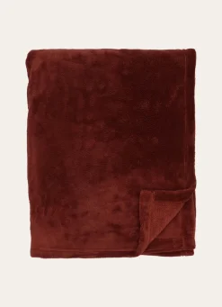 Discount Bouchara PLAID POLAIRE UNI DOUX SABLE