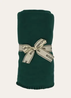 Online Bouchara PLAID POLAIRE UNI VERT FONCE