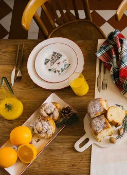 Best Bouchara PLANCHE À DÉCOUPER RECTANGULAIRE EN GRÈS FESTIVE BLANC