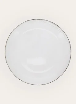 Sale Bouchara PLAT DE PRESENTATION EN VERRE ÉCLATANT TRANSPARENT