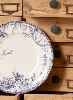 Discount Bouchara PLAT DE PRÉSENTATION EN GRÈS ADELAÏDE MARINE