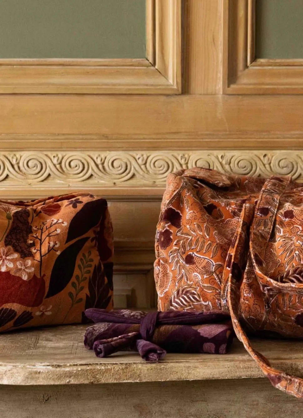 Bouchara POCHETTE À BIJOUX EN VELOURS SOLAL VIOLET