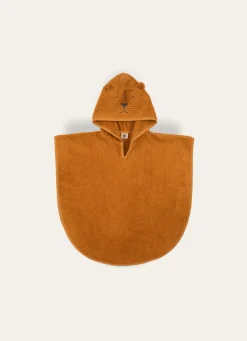 Sale Bouchara PONCHO COTON ÉPONGE TÊTE DE LION OREILLES 360GR OCRE