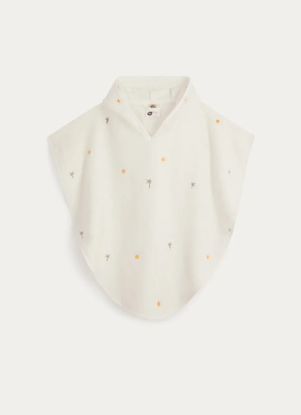 Clearance Bouchara PONCHO DE BAIN EN ÉPONGE PALMIER ÉCRU