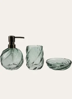 Outlet Bouchara PORTE SAVON EN VERRE vert