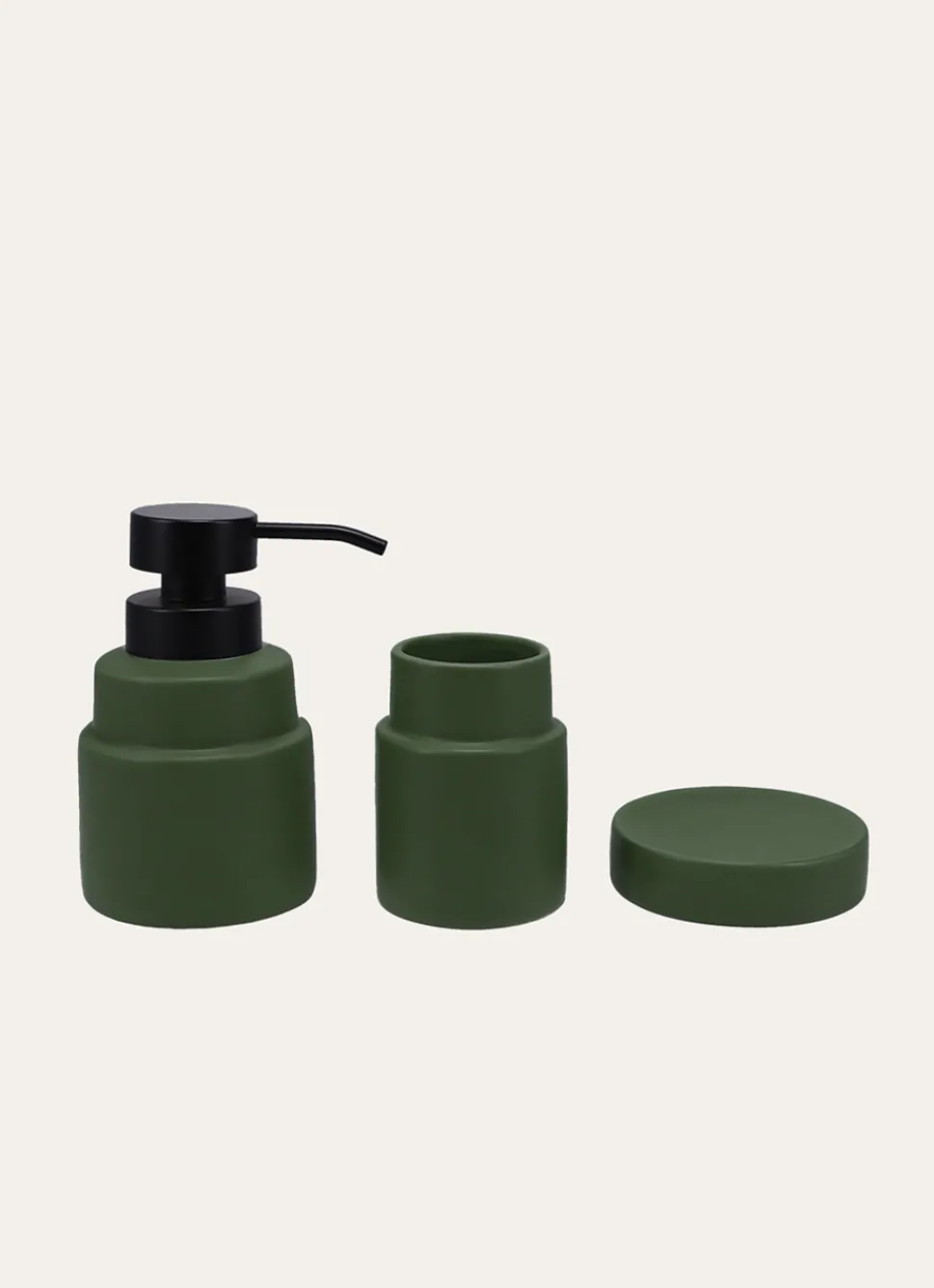 Clearance Bouchara PORTE SAVON PAUL Vert KAKI