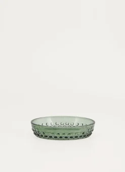 Bouchara PORTE-SAVON EN VERRE OLYMPE VERT FORÊT