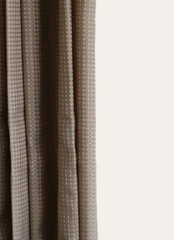 Bouchara RIDEAU DE DOUCHE GAUFRÉ BRUXELLES TAUPE
