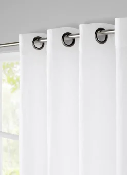 Hot Bouchara RIDEAU EN LIN LAVÉ UNI BLANC