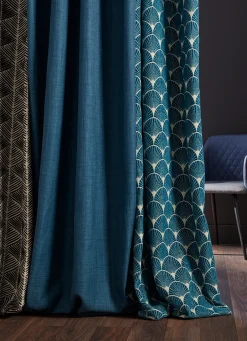 Best Bouchara RIDEAU ISOLANT THERMIQUE UNI TEXTURÉ CANARD