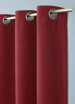 Outlet Bouchara RIDEAU OBSCURCISSANT EFFET TRAMÉ UNI BORDEAUX