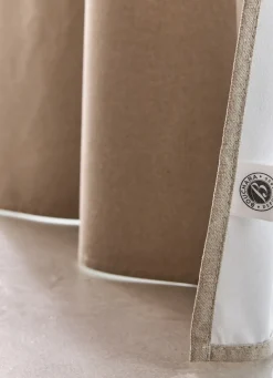 Hot Bouchara RIDEAU OCCULTANT EFFET NATUREL ET CHINÉ BEIGE