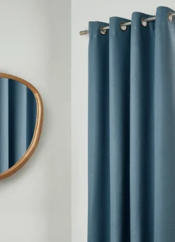 Sale Bouchara RIDEAU OCCULTANT UNI EFFET TRAMÉ CANARD