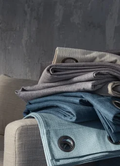 Sale Bouchara RIDEAU OCCULTANT UNI EFFET TRAMÉ CANARD