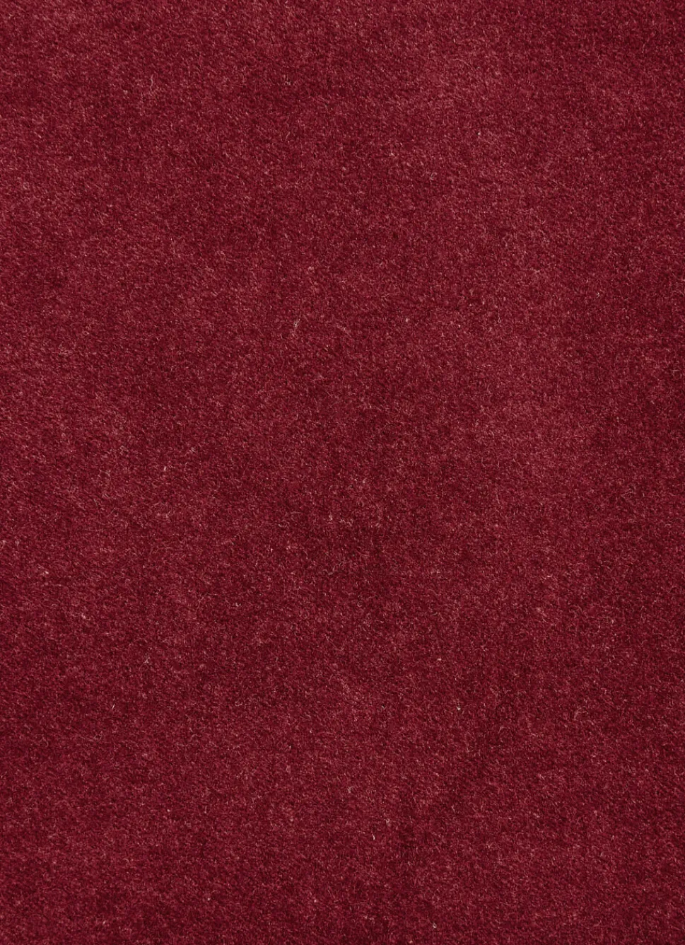 Sale Bouchara RIDEAU UNI EN VELOURS DE COTON DOUBLÉ CARMIN