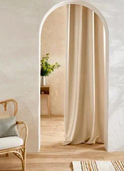 New Bouchara RIDEAU UNI TEXTURÉ BEIGE