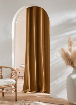 Bouchara RIDEAU UNI TEXTURÉ BRONZE