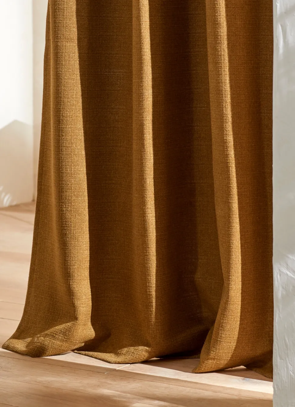 Bouchara RIDEAU UNI TEXTURÉ BRONZE