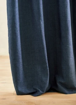 New Bouchara RIDEAU UNI TEXTURÉ MARINE