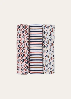 Clearance Bouchara SAC DE 3 TORCHONS ELYO MULTICOLORE