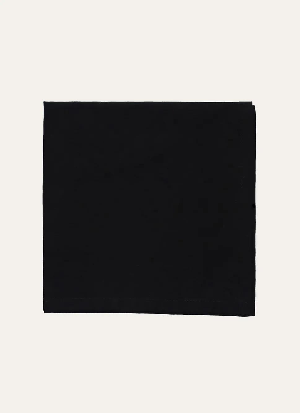 New Bouchara SERVIETTE DE TABLE EN JACQUARD DE COTON Noir