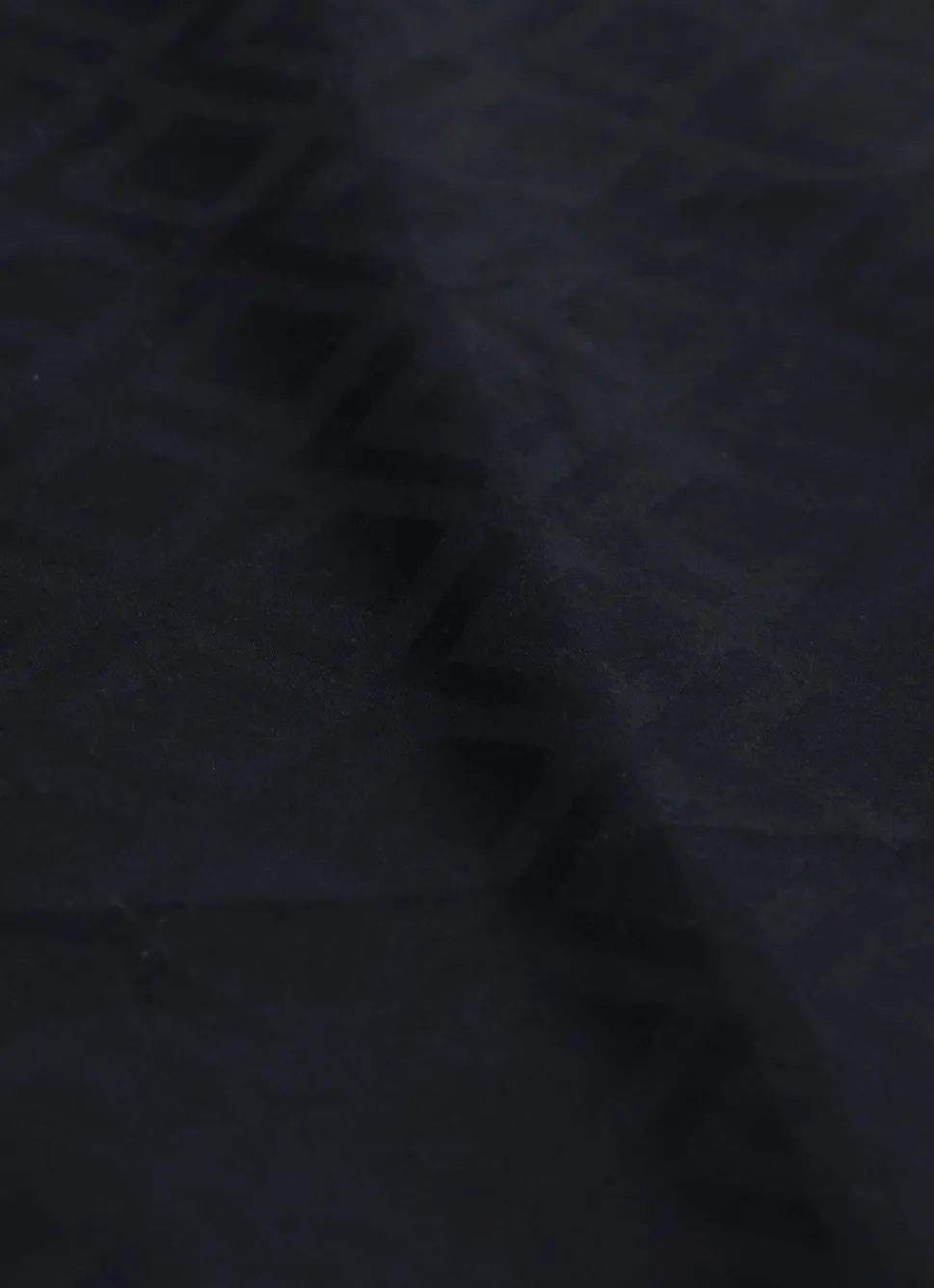 New Bouchara SERVIETTE DE TABLE EN JACQUARD DE COTON Noir