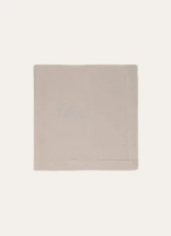 Outlet Bouchara SERVIETTE DE TABLE UNIE EN COTON CRAIE