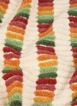 Best Bouchara SERVIETTE DE TOILETTE À RAYURES FANTAISIES MULTICOLORE