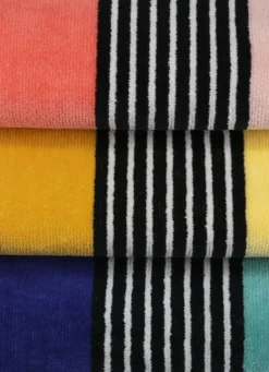 Sale Bouchara SERVIETTE DE TOILETTE BICOLORE EN VELOURS vert