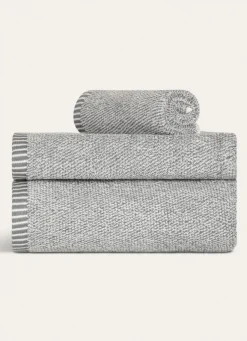 Bouchara SERVIETTE DE TOILETTE CHINÉE GRIS