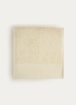 New Bouchara SERVIETTE DE TOILETTE COTON MOELLEUX ZÉRO TORSION NATUREL