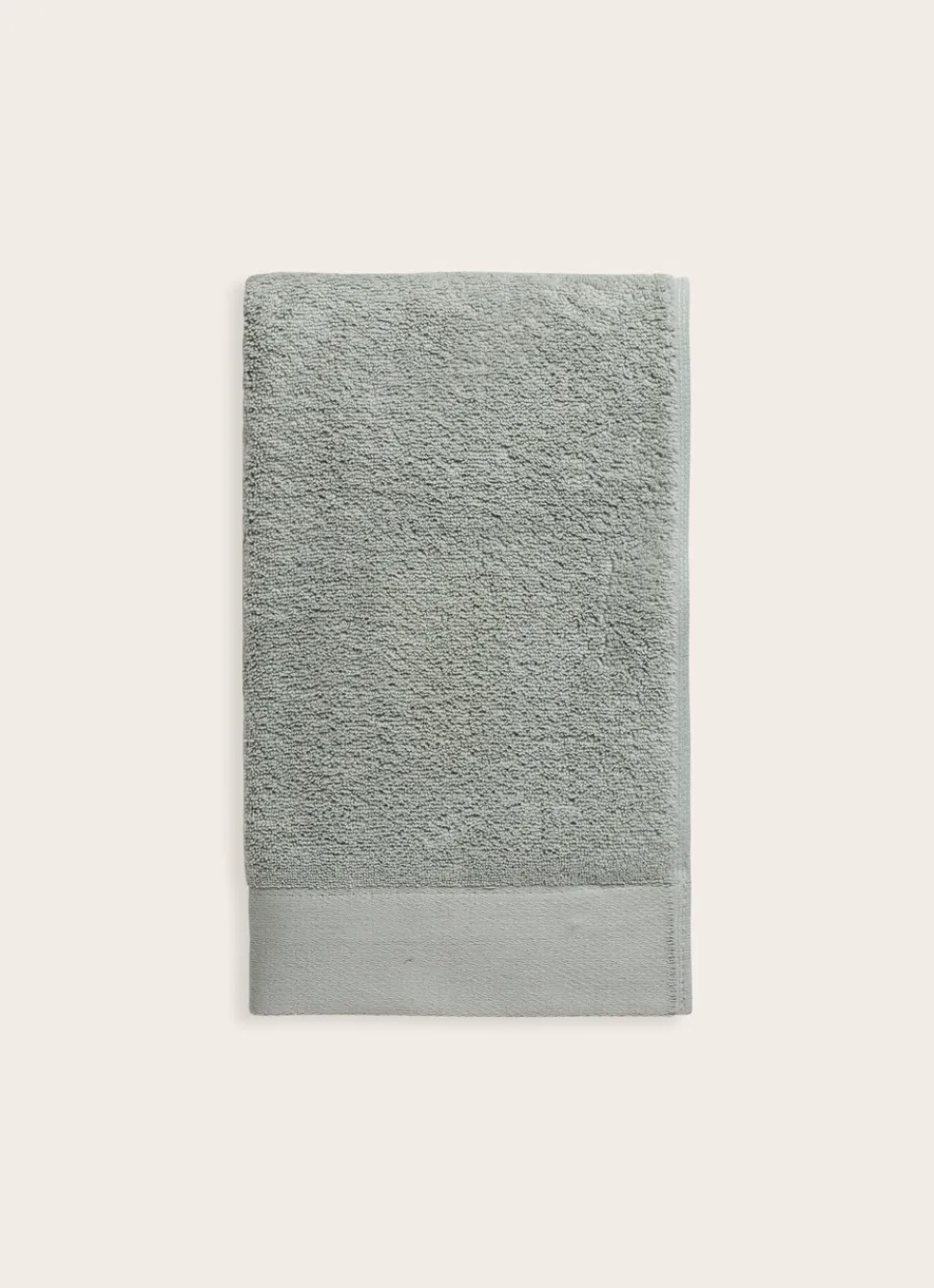 Outlet Bouchara SERVIETTE DE TOILETTE COTON MOELLEUX ZÉRO TORSION VERT TILLEUL