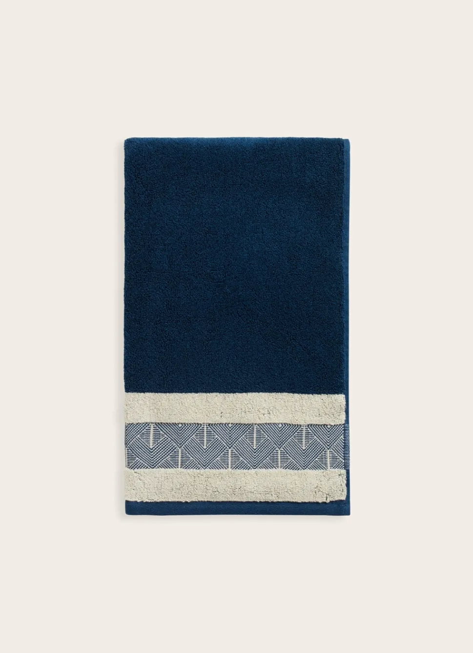 Best Bouchara SERVIETTE DE TOILETTE ELSA MARINE