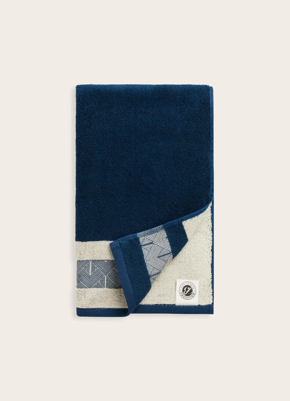 Best Bouchara SERVIETTE DE TOILETTE ELSA MARINE